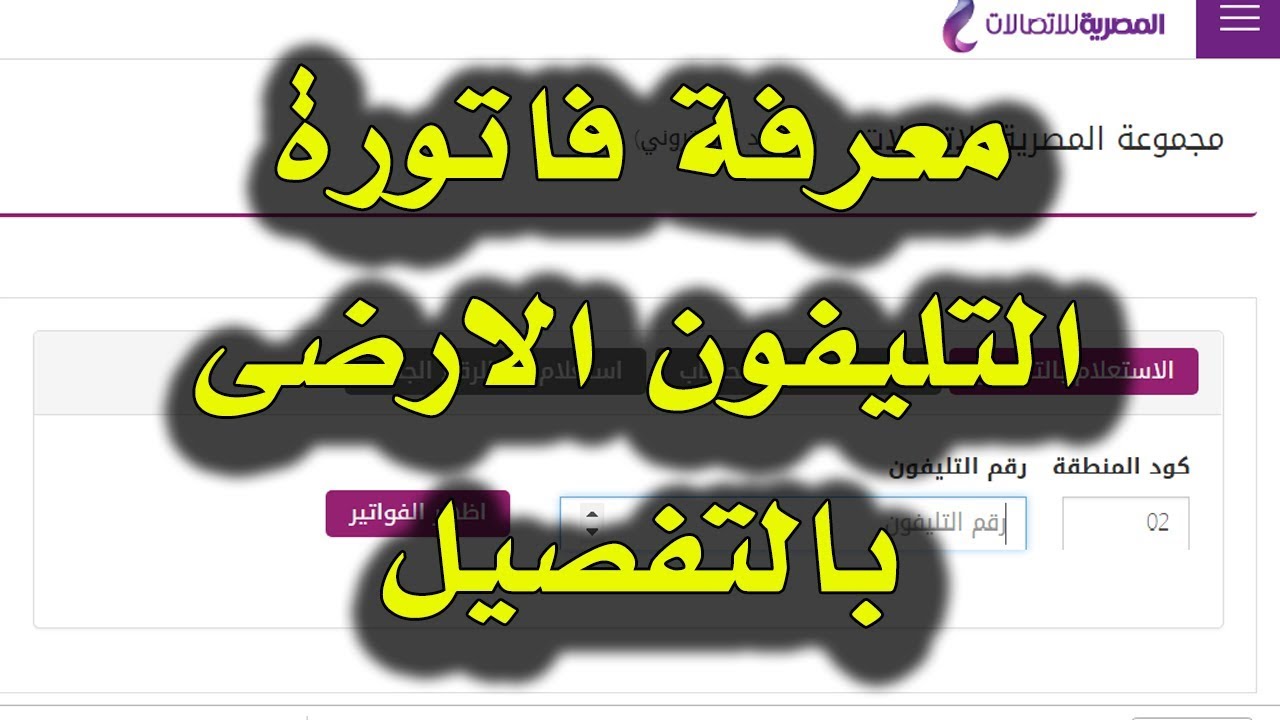 مواعيد السداد وفترة السماح في فاتورة التليفون الارضي لشهر نوفمبر 2024 عبر billing.te.eg وماهي أماكن السداد والفئات المعفاه ؟