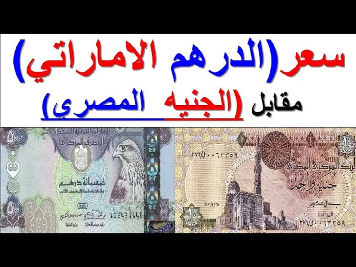 “مباشر” استقرار سعر الدرهم الاماراتي مقابل الجنيه المصري اليوم السبت 23 نوفمبر 2024 في مُختلف البنوك لتعاملات البيع والشراء