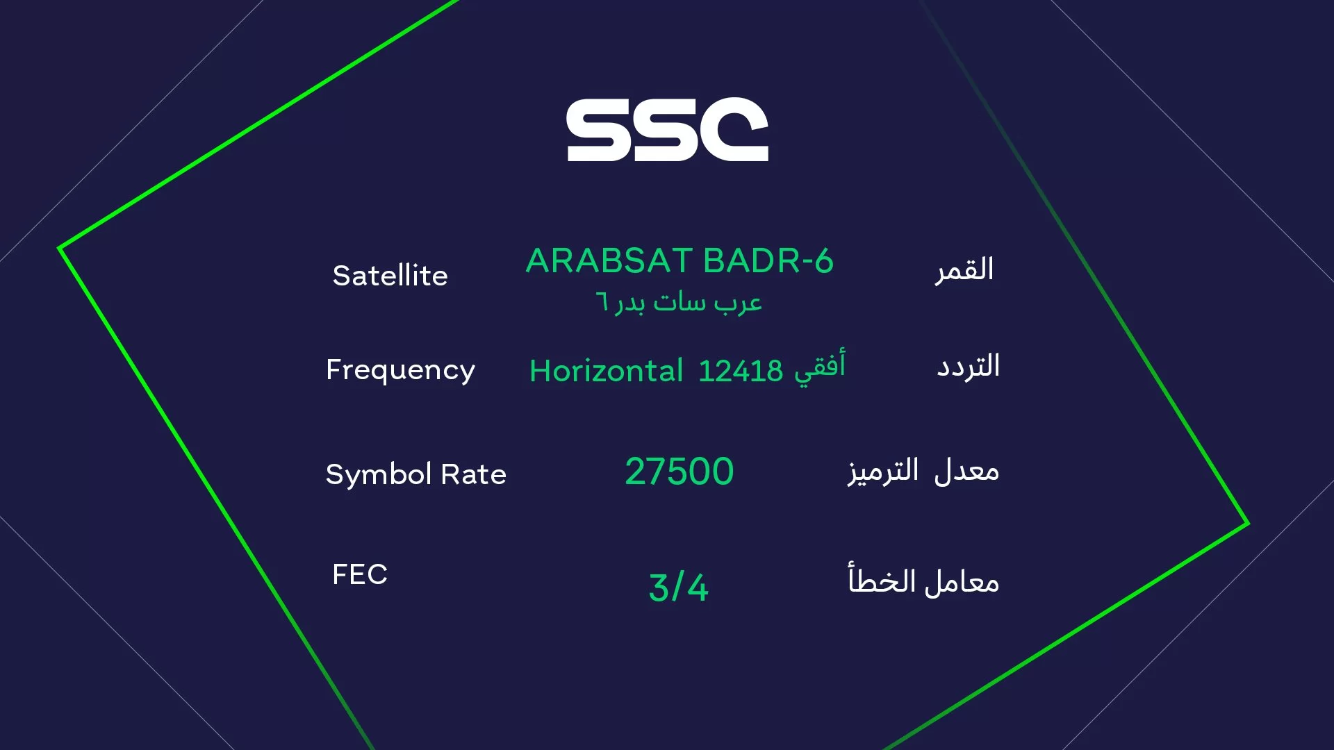 تردد قناة الرياضية السعودي SSC على جميع الأقمار الصناعية لمتابعة جميع المباريات المحلية في السعودية