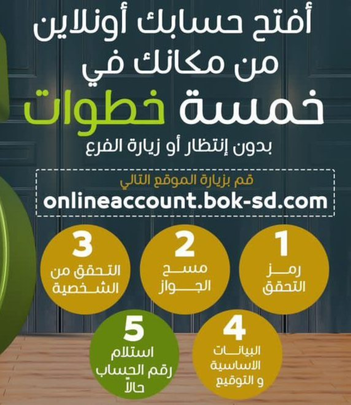 فتح حساب بنك الخرطوم اون لاين للمغتربين