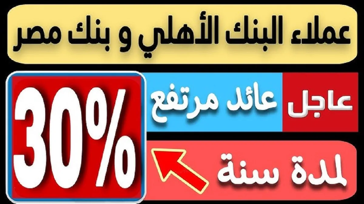 “استغل فرصة” البنك الاهلي يطرح شهادات بعائد يصل الى 30% وتفاصيل الشهادات البلاتينية اليوم