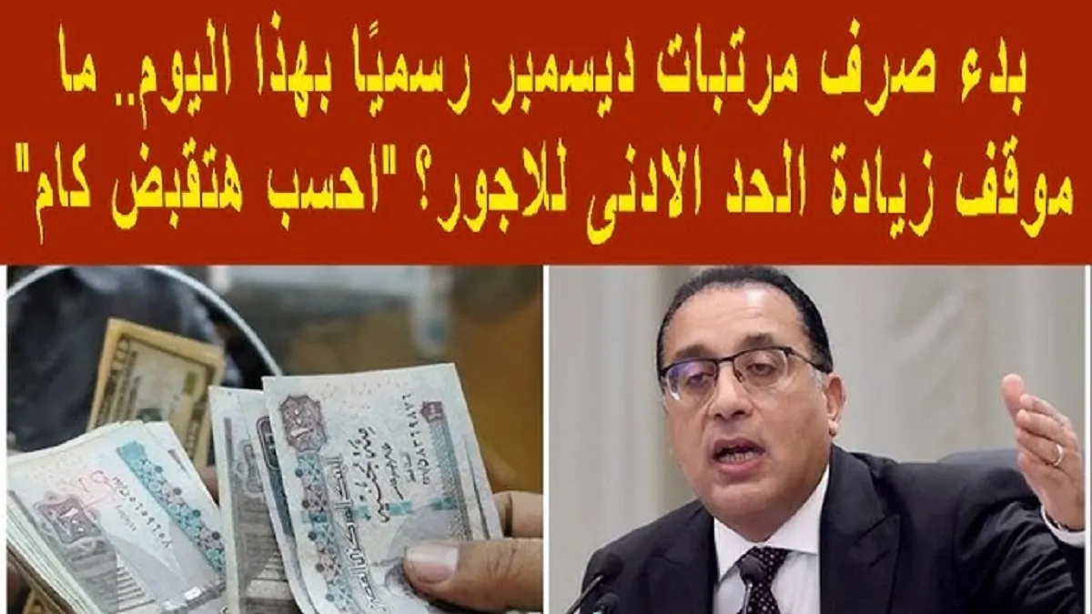 هاااام .. الحكومة المصرية توضح جدول زيادة الحد الأدنى للأجور الجديد 2025 وموعد صرف مرتبات شهر ديسمبر