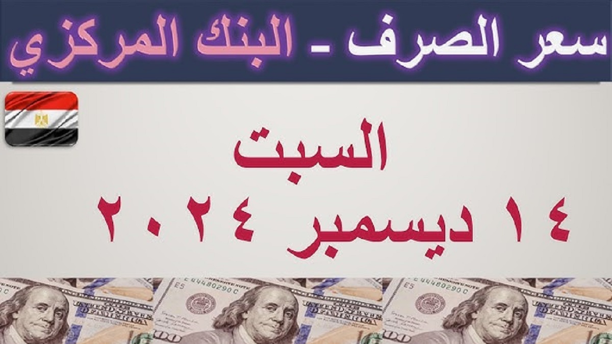 ارتفاع اسعار العملات في مصر اليوم السبت 14-12-2024 في البنك المركزي والبنك الأهلي