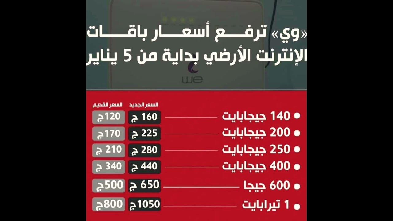 عاجل بـ زيادة 27%.. أسعار باقات الإنترنت الأرضي والهوائي الجديدة بعد تطبيقها رسمياً