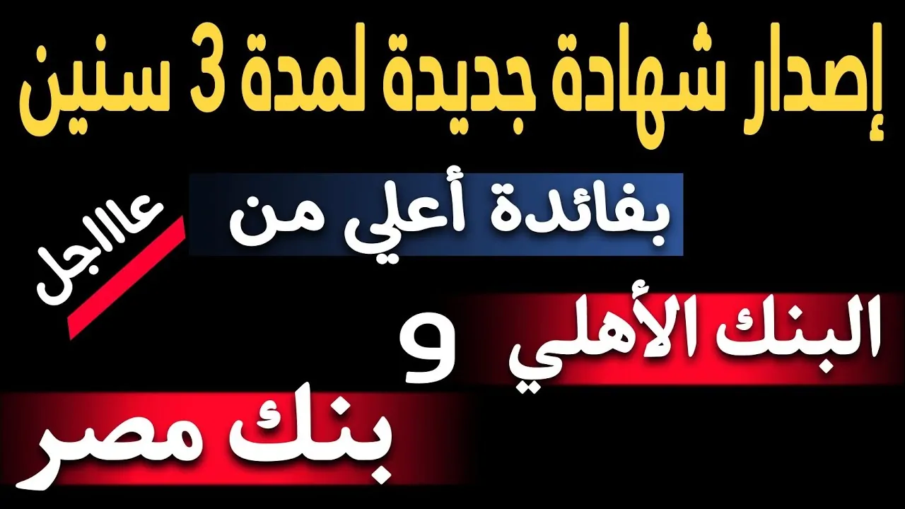 عائد يصل لـ 30%.. اعلى عائد شهادات ادخار في بنك مصر والبنك الاهلي وما هي الشهادات المتواجدة حاليا