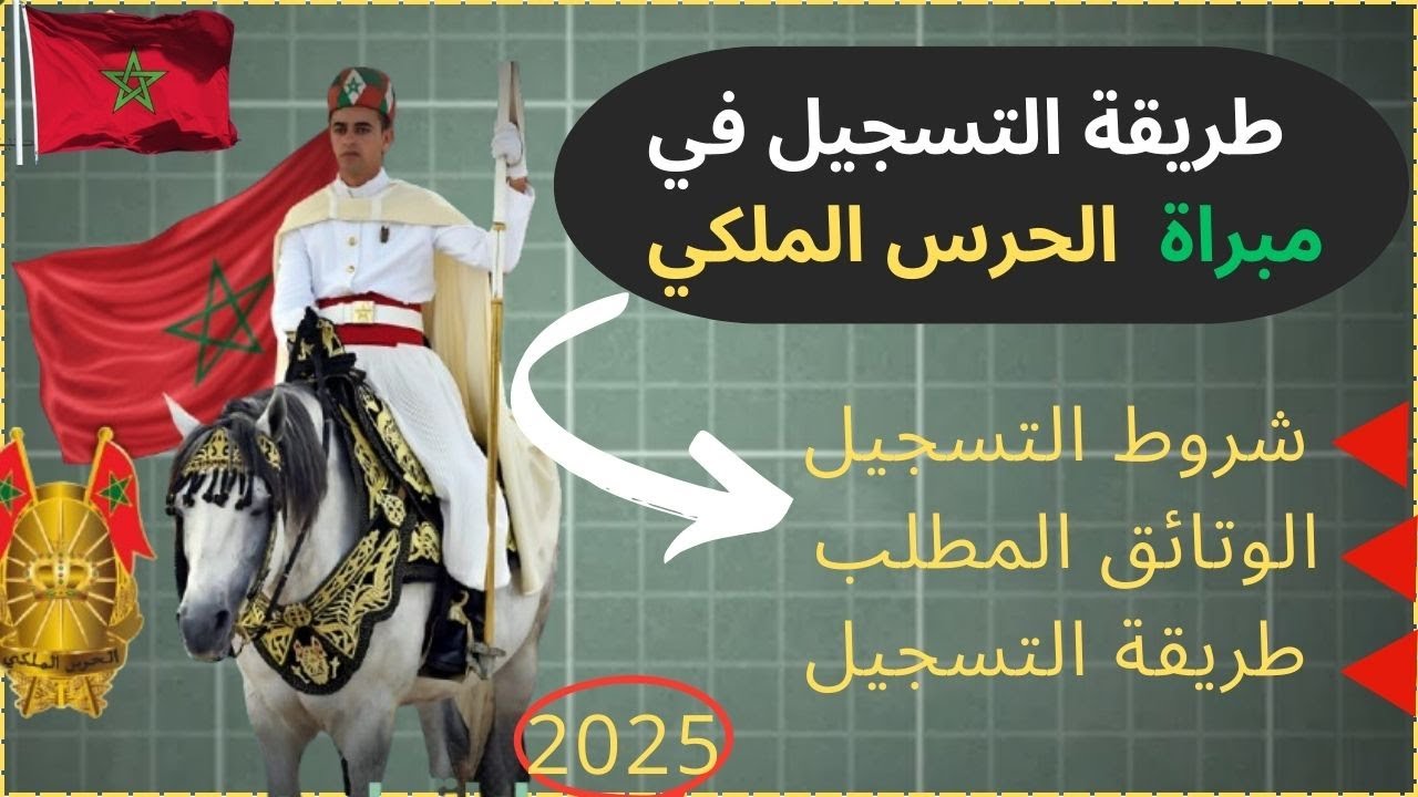 recrutement.garderoyale.ma موقع التسجيل في مباراة الحرس الملكي 2025 وشروط التسجيل