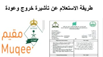 خطوات الاستعلام عن تأشيرة الخروج والعودة