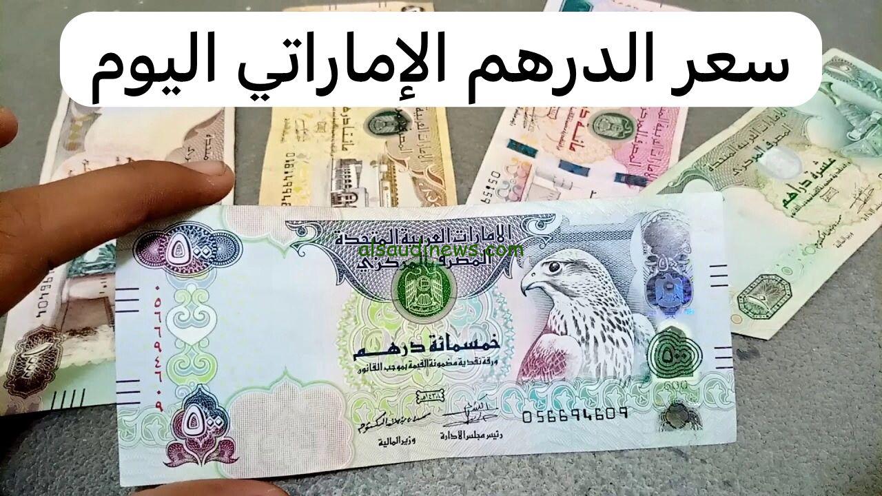 سعر درهم إماراتي مقابل الجنيه المصري اليوم في كافة البنوك للشراء والبيع