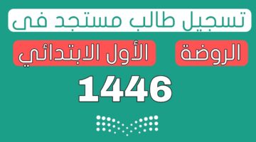 رابط التسجيل في رياض الأطفال 1446