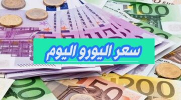 سعر اليورو اليوم