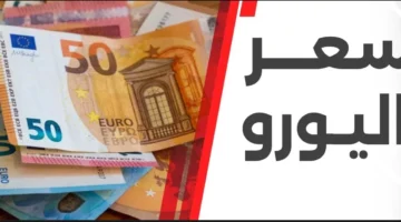 سعر اليورو مقابل الجنيه المصري