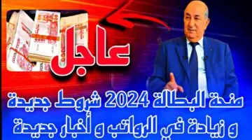 منحة البطالة في الجزائر 2024